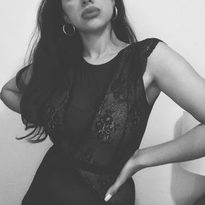 Black Lace Vintage⚡️ Style Bodysuit